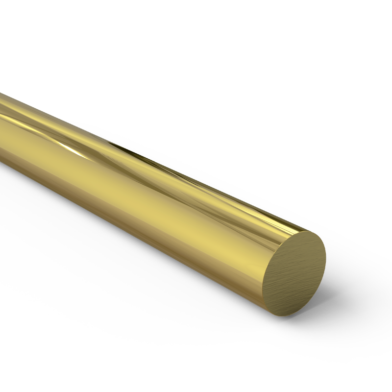 thumbnail image 2 of Brass Round Bar – 10mm Diameter – Various Lengths Available (Choose Your Size) 2 of 6