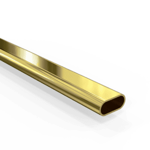 Oval Brass Tube